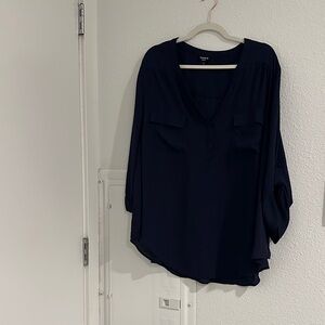 Torrid Dark Blue Women's Blouse